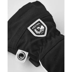 Hestra Hansker, , Army Leather Heli Ski Jr, Sort