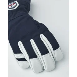 Hestra Hansker, , Army Leather Heli Ski Jr, Navy New