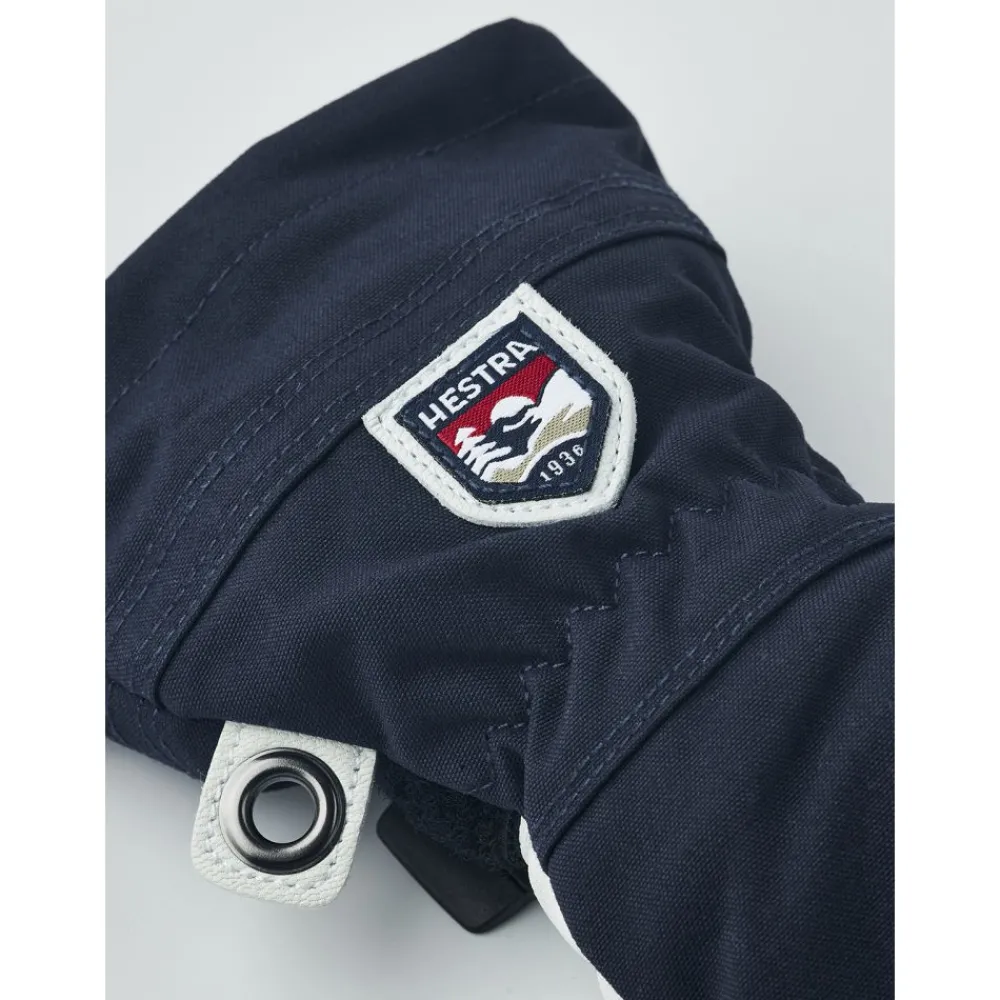 Hestra Hansker, , Army Leather Heli Ski Jr, Navy New