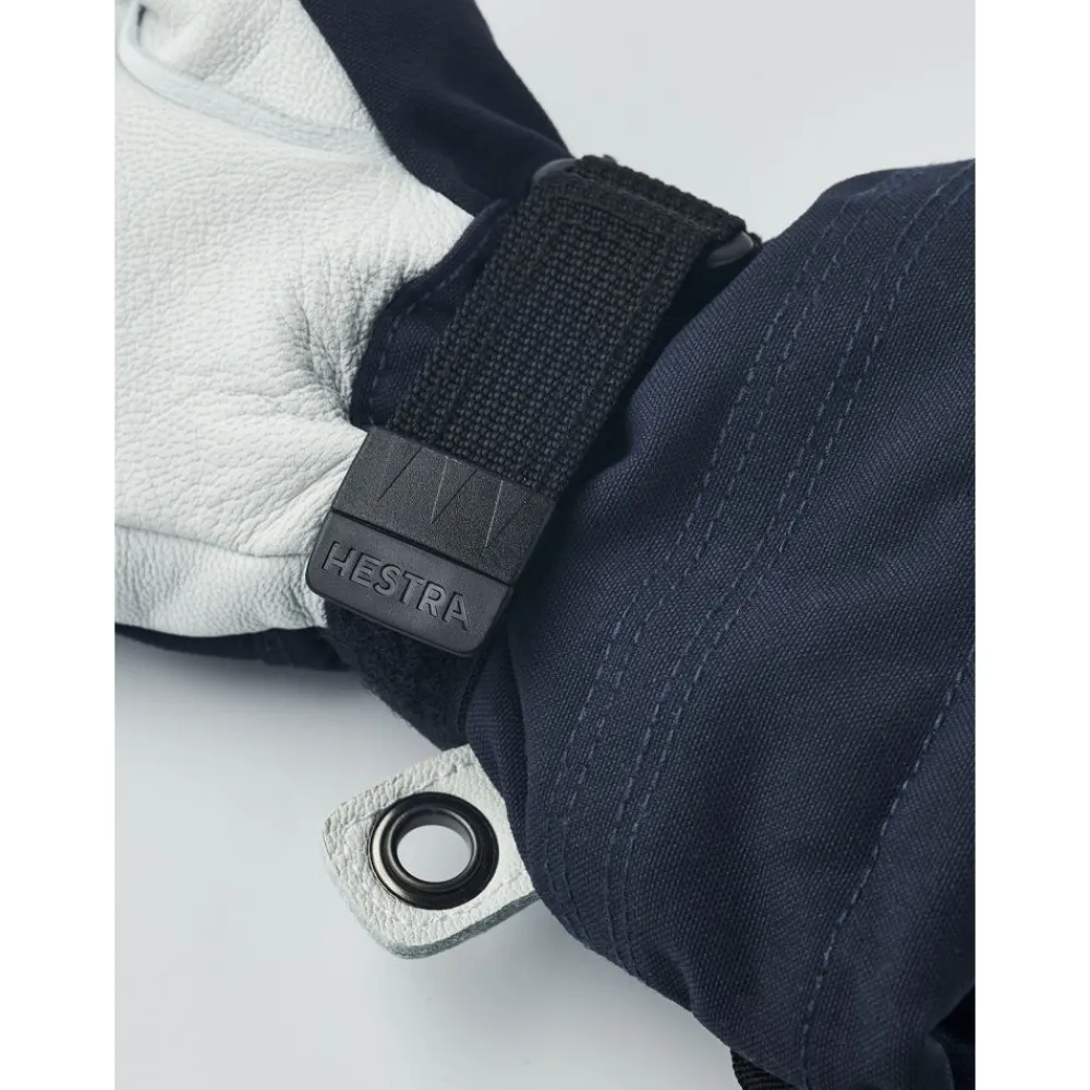 Hestra Hansker, , Army Leather Heli Ski Jr, Navy New