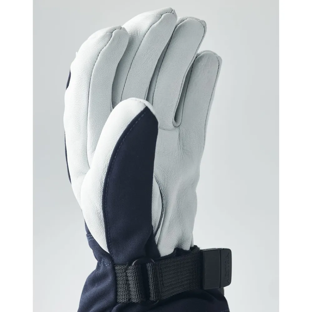 Hestra Hansker, , Army Leather Heli Ski Jr, Navy New
