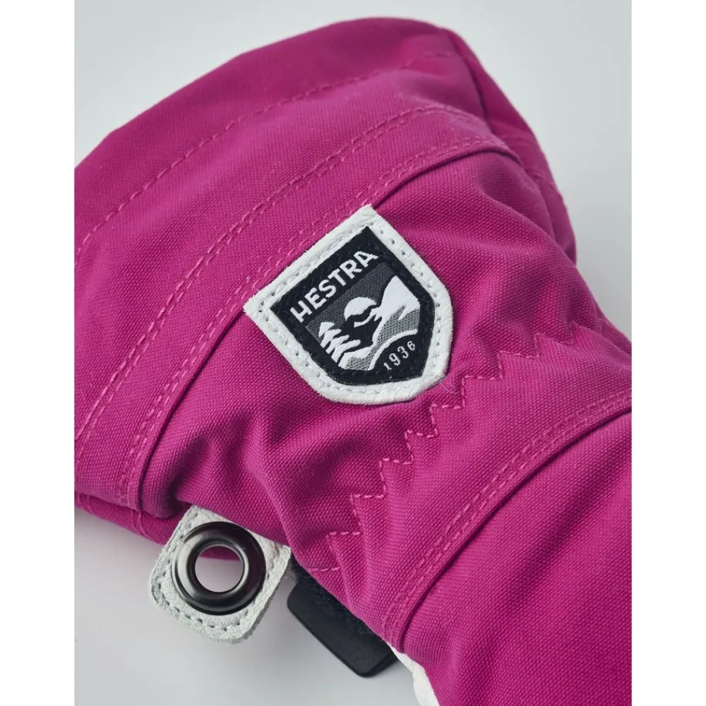 Hestra Hansker, , Army Leather Heli Ski Jr, Fuchsia Best