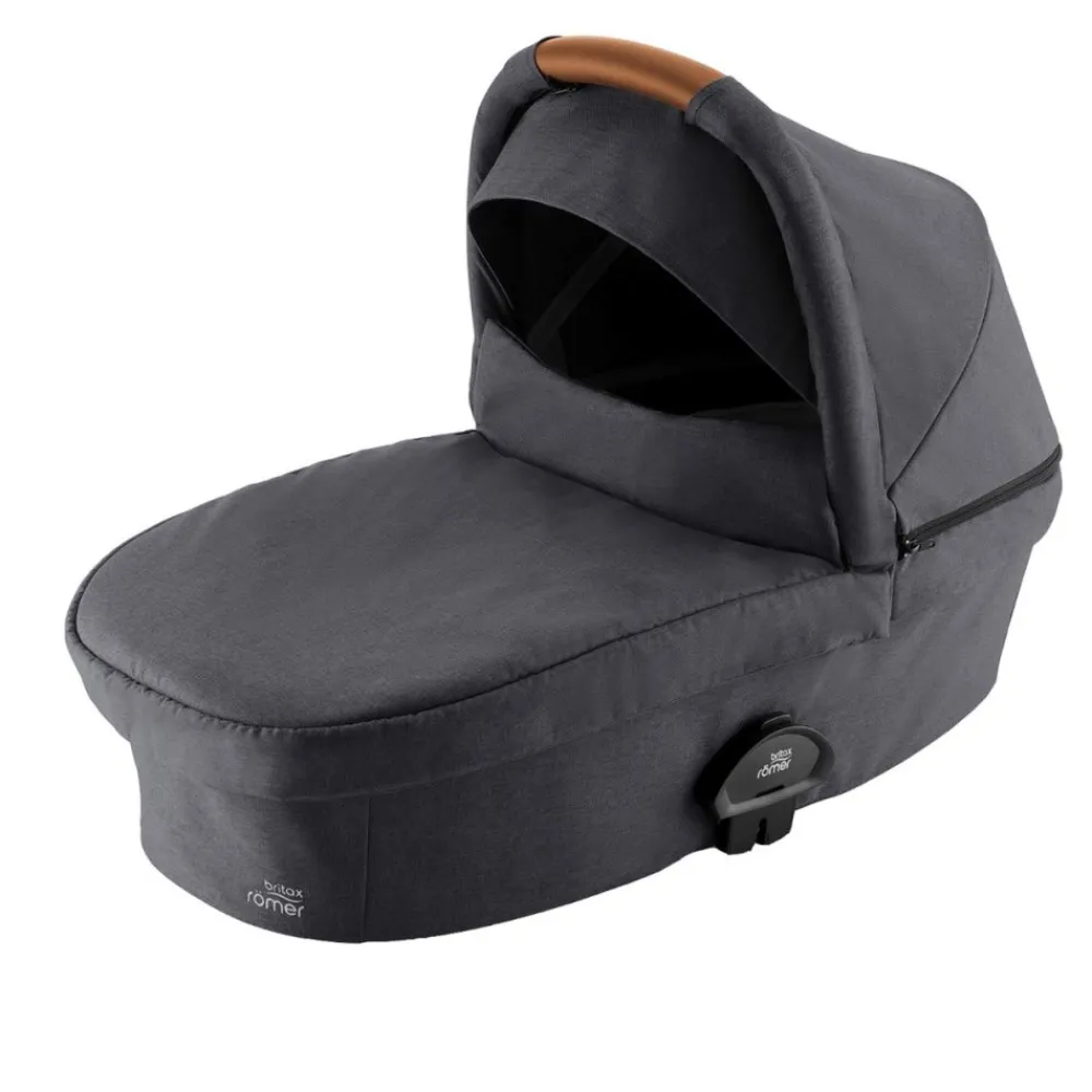 Britax Hardbag, Smile III, Midnight Grey, Brown Handle Clearance