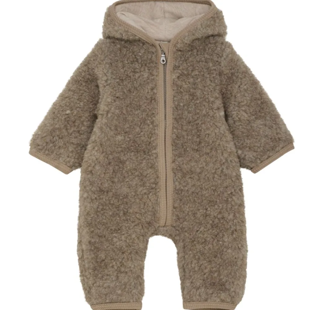 Huttelihut Heldress, , Wool Teddy w. Lin, Camel Melange Hot