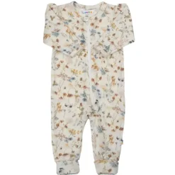 Joha Heldress, , Merinoull, Blomster, Offwhite Sale