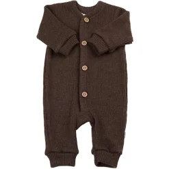 Joha Heldress m/knepp, , Merinoull, Mørk Brun Hot