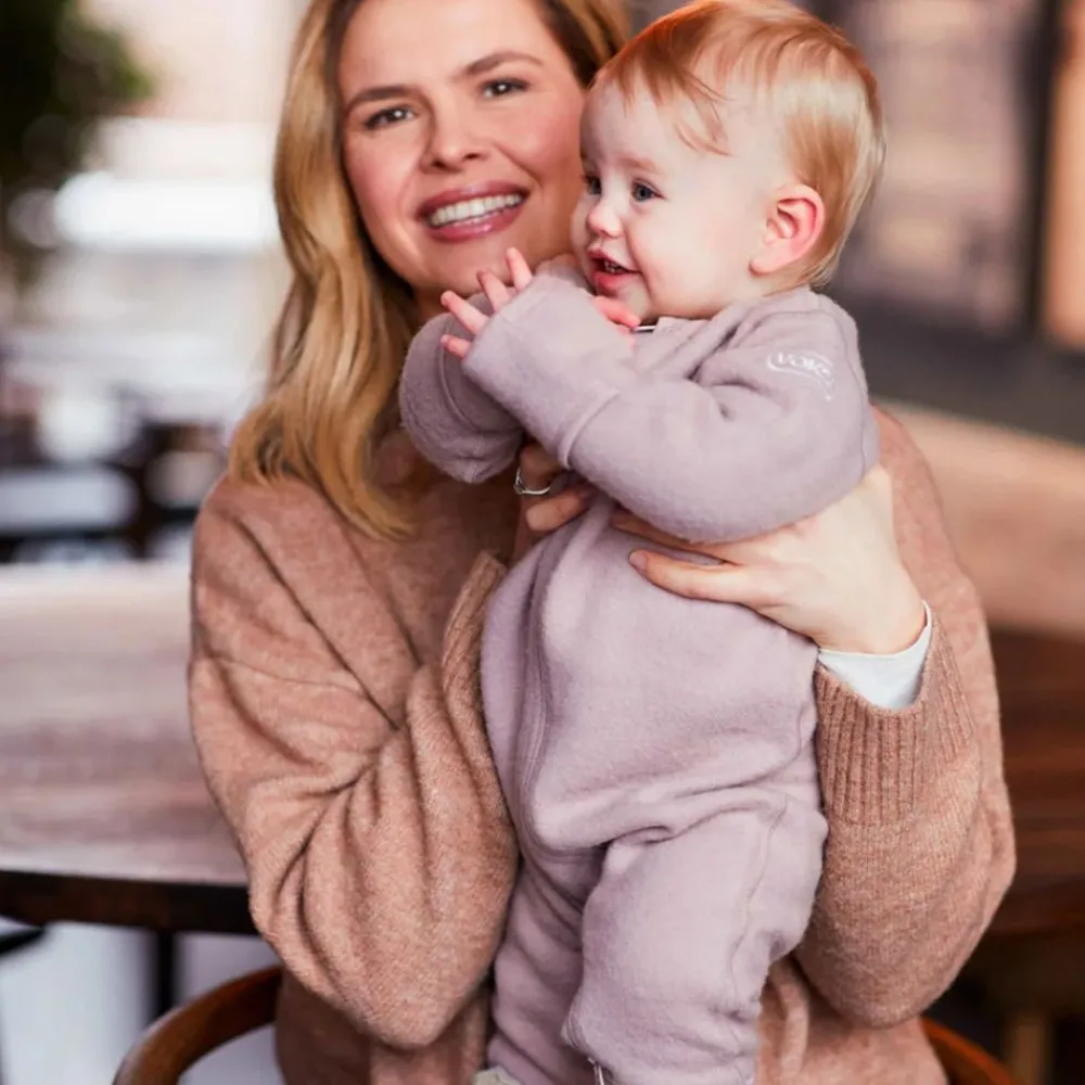 Voksi Heldress, ® Wool Fleece, Soft Grape New