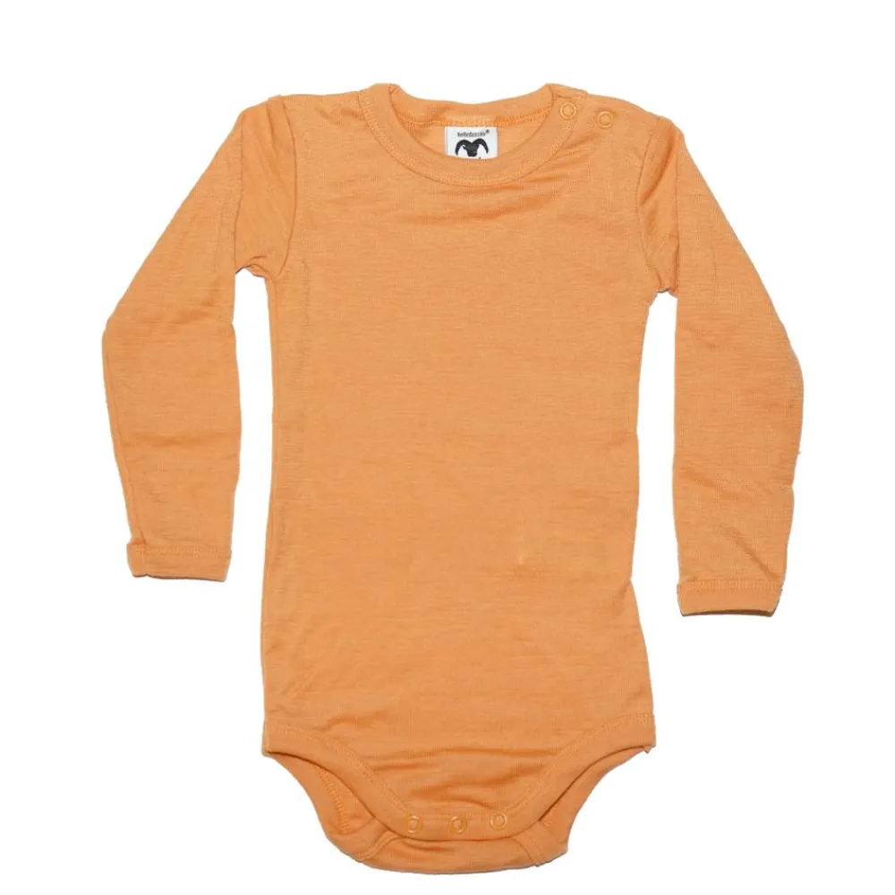 4ME Helledussen, langermet ullbody, golden ochre Outlet