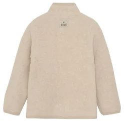 Huttelihut Jakke, , Cotton Fleece, Camel Melange Hot