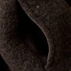Huttelihut Jakke, , Hood Wool w. Lining, Dark Brown Melange Online