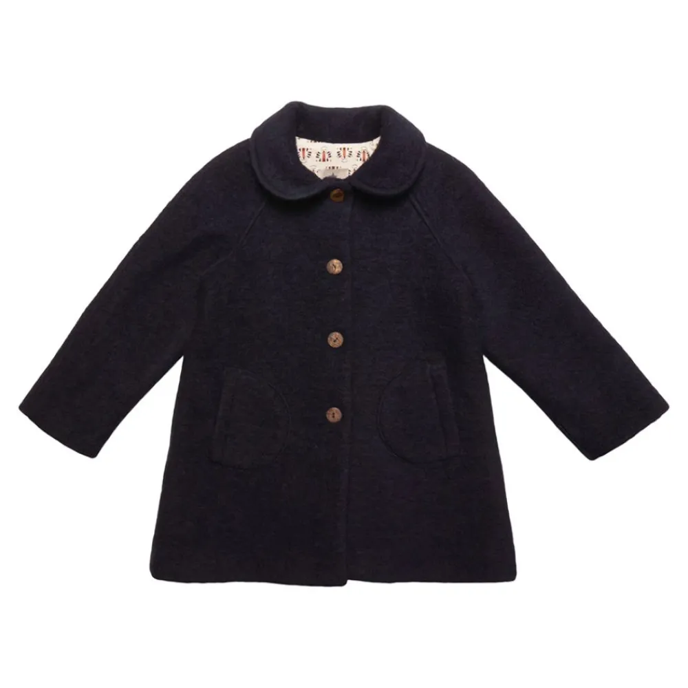 Huttelihut Jakke, , Wool, Navy Best