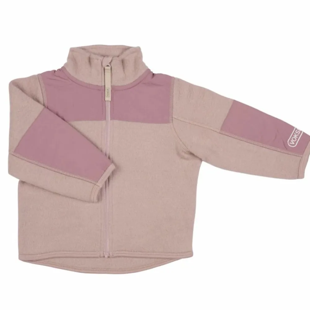 Voksi Jakke, ®, Ull Fleece, Soft Grape Online