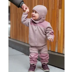 Voksi Jakke, ®, Ull Fleece, Soft Grape Online