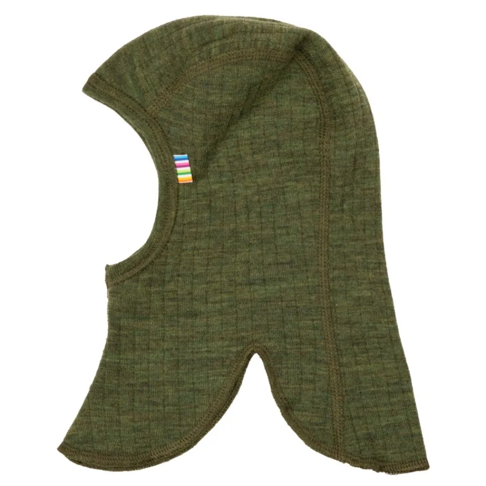 Joha Balaclava Merinoull, Colorful, Drk.Olive Best