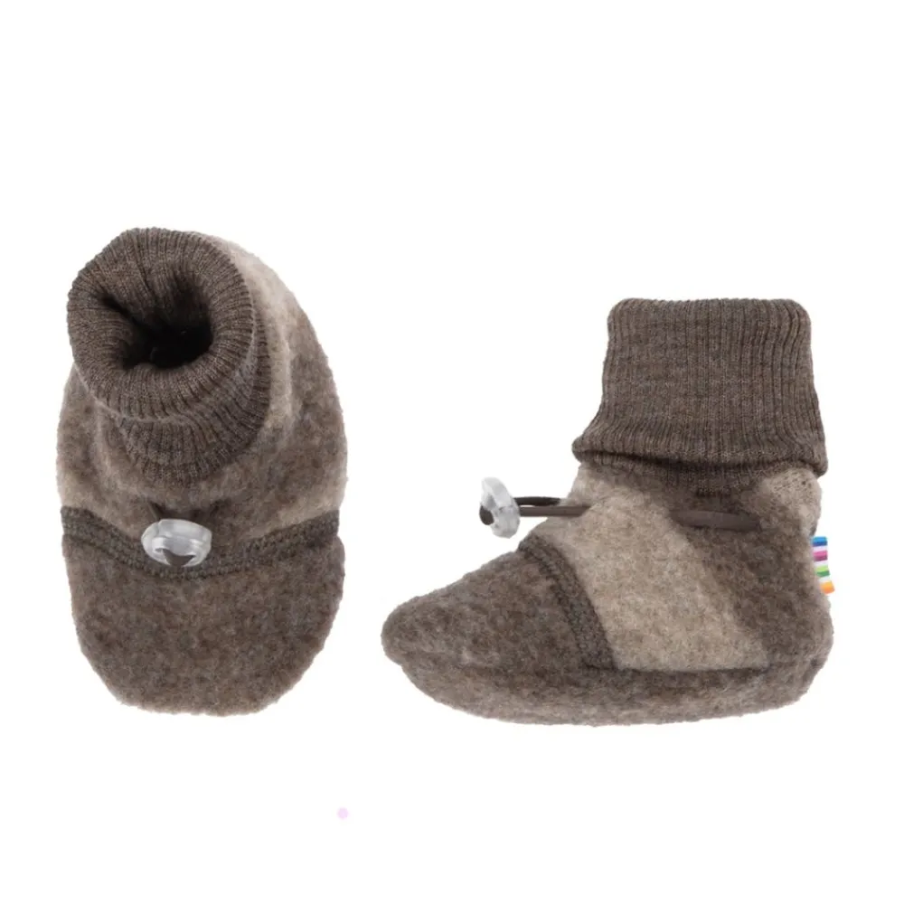 Joha Booties, Soft Merinoull, Brown Outlet