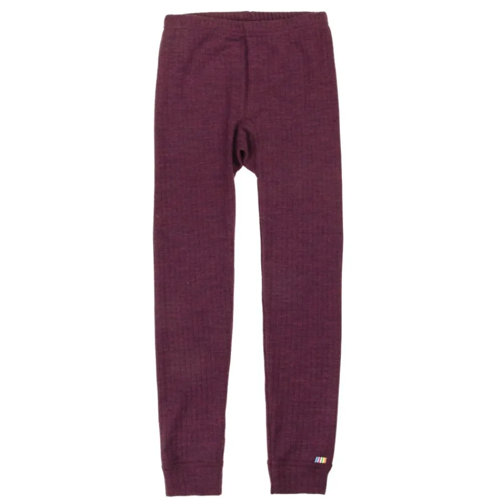 Joha Leggings Merinoull, Colorful, Plum Clearance