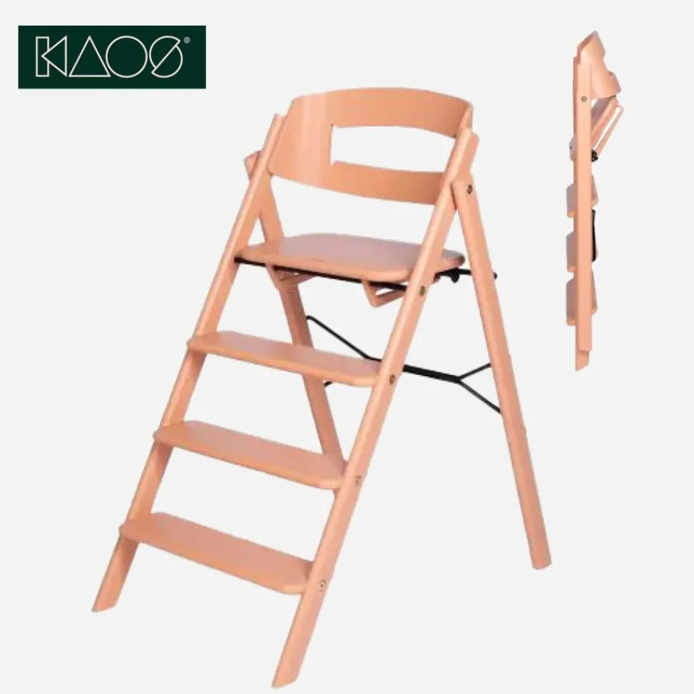 KAOS KLAPP®, Barnestol, Bøk, Pale Coral