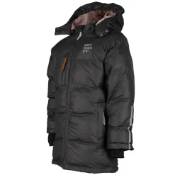 Kattnakken Bobleregnjakke Sludd Junior, Kattesvart Outlet