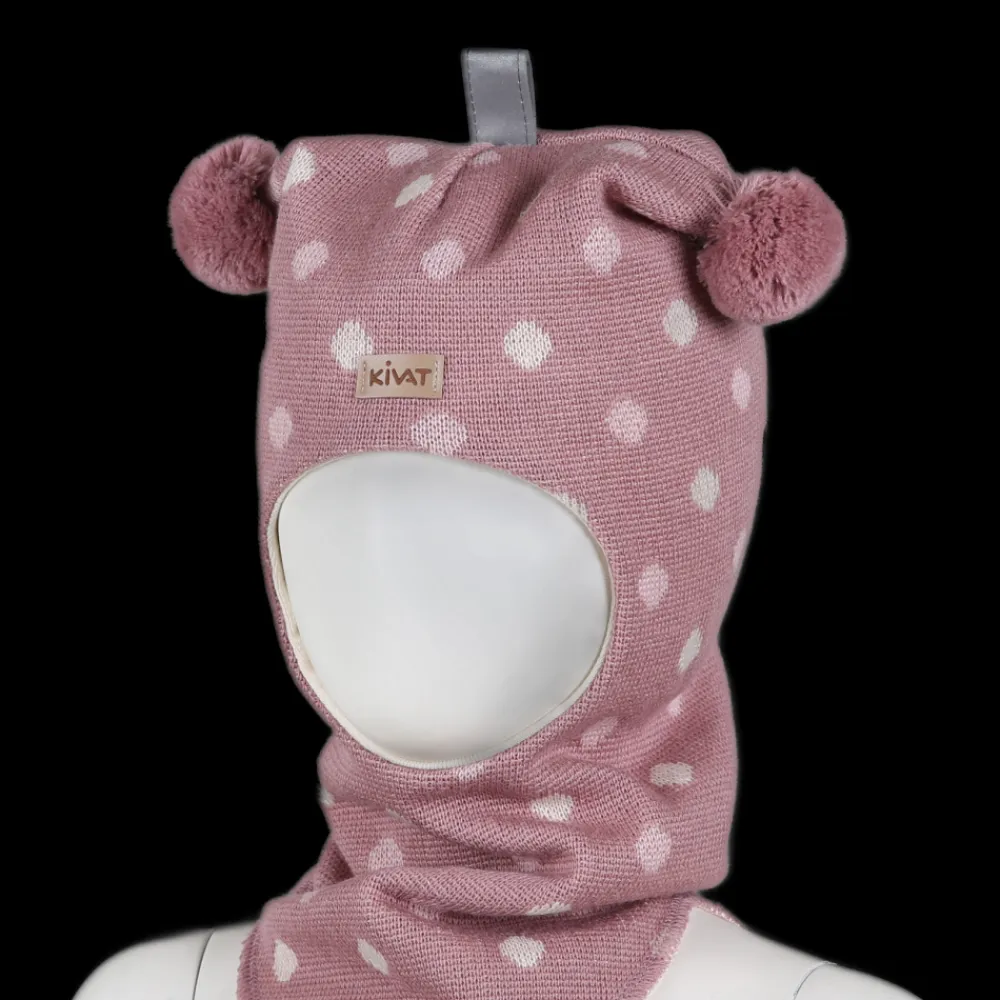 Kivat Balacalava Ull, Dots Rosa New