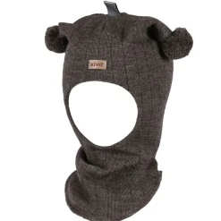 Kivat Balacalava Ull m/logo, Brun Clearance