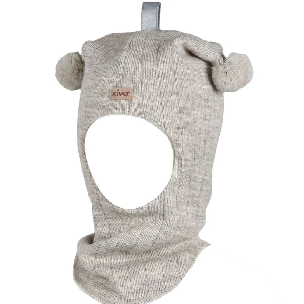 Kivat Balacalava Ull m/logo, Sand Best