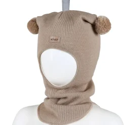Kivat Balaclava Merinoull m/logo, Beige Clearance