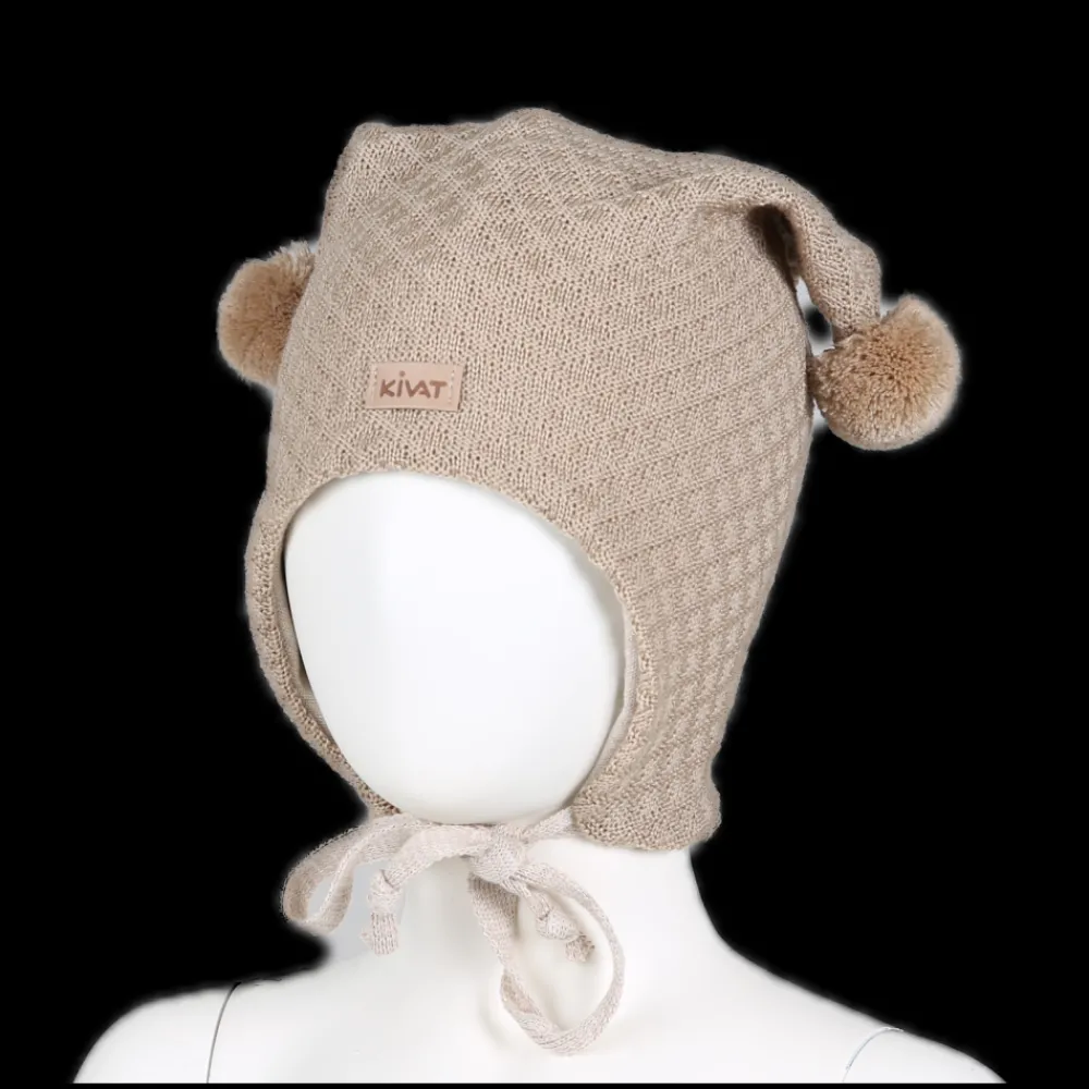 Kivat Knytelue Merinoull, Lys Beige Outlet