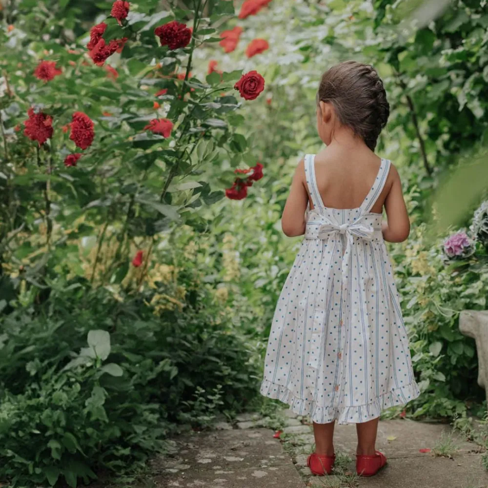 Kjole, Fliink, Polka, Cloud Dancer Dot Hot