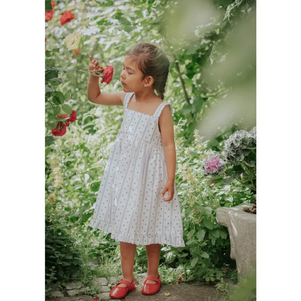 Kjole, Fliink, Polka, Cloud Dancer Dot Hot