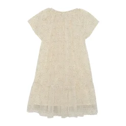 Huttelihut Kjole, , Gold Tulle, Eggnog Outlet