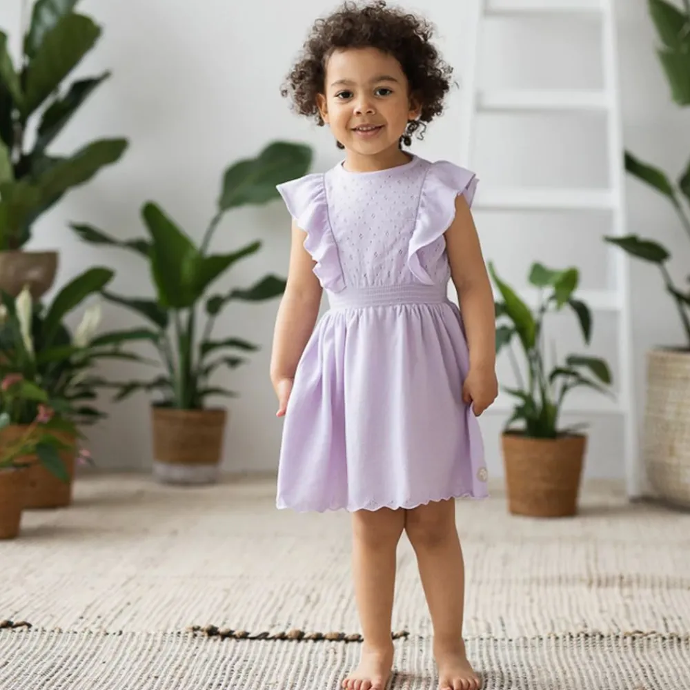 Lillelam Kjole, , Noelle, Lavendel Online