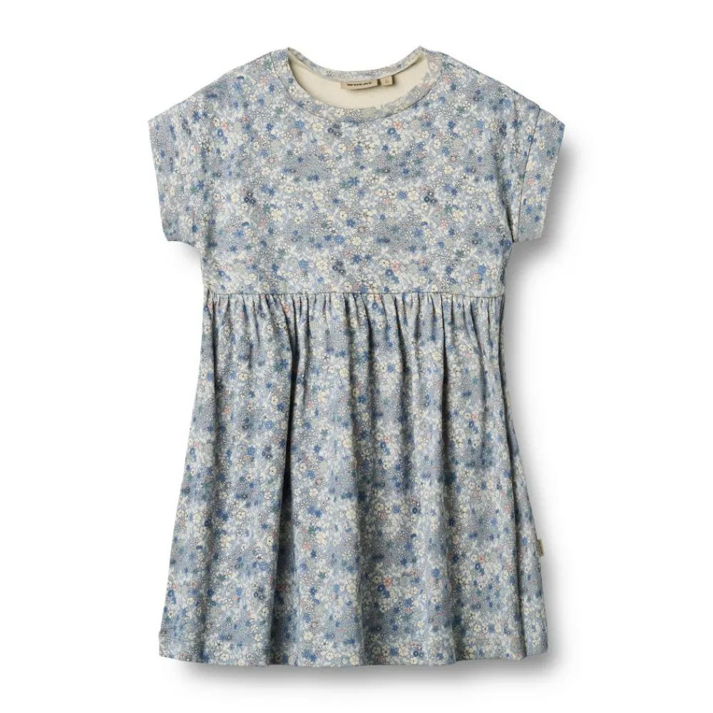 Wheat Kjole, , Emilie, Blue Summer Flowers Outlet