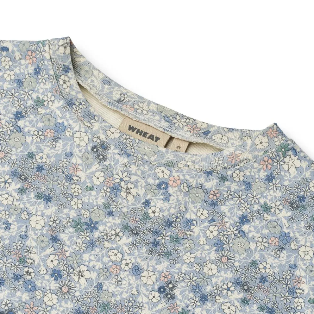 Wheat Kjole, , Emilie, Blue Summer Flowers Outlet