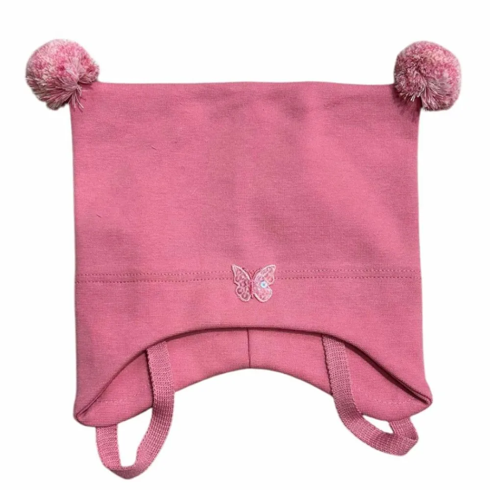 Kivat Knytelue, , Bomull, Sommerfugl, Rosa Best