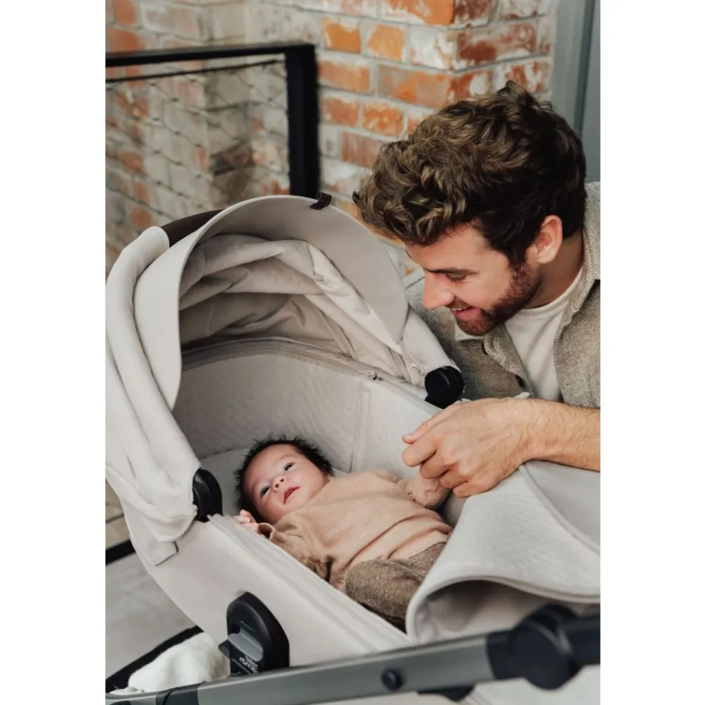 Britax Komplett Barnevogn, , Smile 5Z, Soft Taupe + Baby-Safe Pro + Base 5Z Vario Outlet