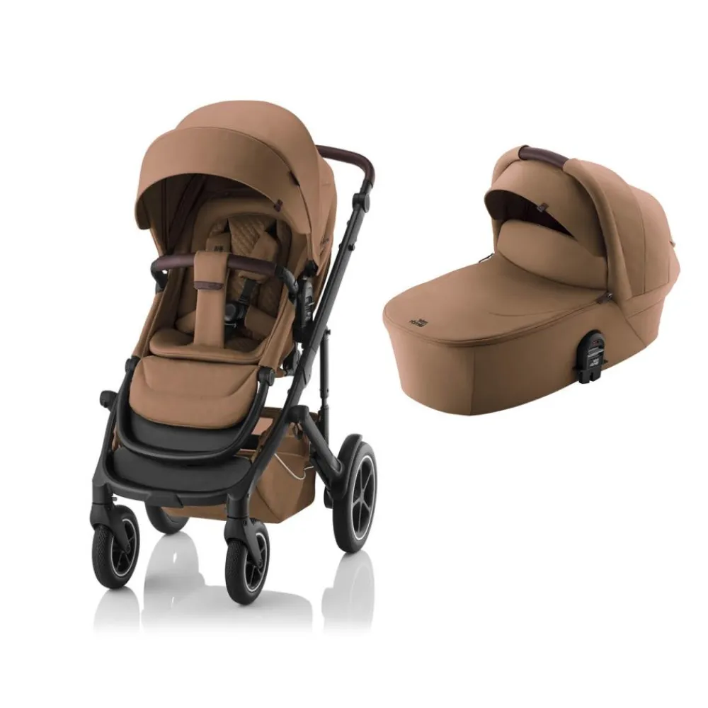 Britax Komplett barnevogn, , Smile 5Z, Warm Caramel Lux + Baby-Safe Pro & Base 5Z Vario