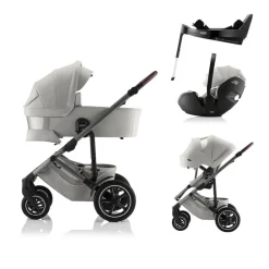 Britax Komplett barnevogn, , Smile 5Z, Linen Grey Lux + Baby-Safe Pro & Base 5Z Vario Online