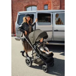 Britax Komplett Barnevogn, , Smile 5Z, Urban Olive + Baby-Safe Pro + Base 5Z Vario Outlet