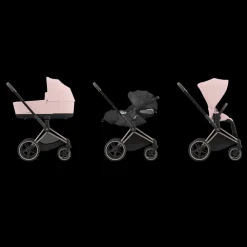 Cybex Komplett barnevogn, , Priam, Rose Gold/Peach Pink Online