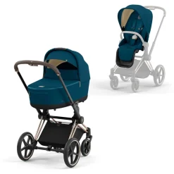 Cybex Komplett barnevogn, , Priam, Rose Gold/Mountain Blue Clearance