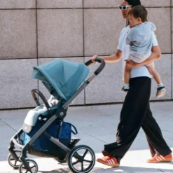 Komplett vogn, Cybex, Balios S Lux, Moon Black Ink. Liggedel Clearance