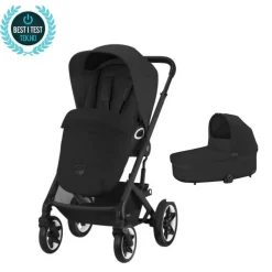 Cybex Komplett vogn, , Talos S Lux, Moon Black Ink. Liggedel Hot