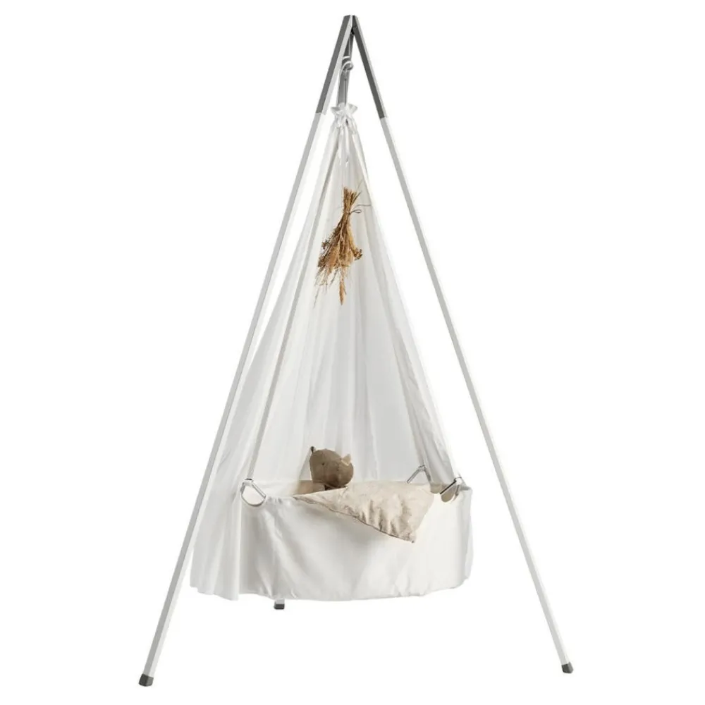 Leander Komplett vugge, , Hvit, Ink. Stativ og himmel Clearance