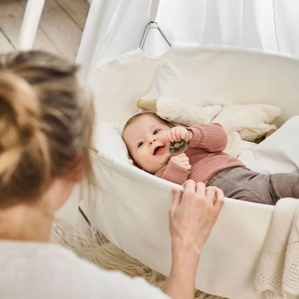 Leander Komplett vugge, , Hvit, Ink. Stativ og himmel Clearance