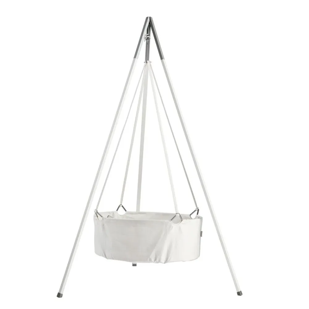 Leander Komplett vugge, , Hvit, Ink. Stativ og himmel Clearance