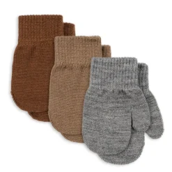 Konges Sløjd Votter, Grå/Beige/Brun Best