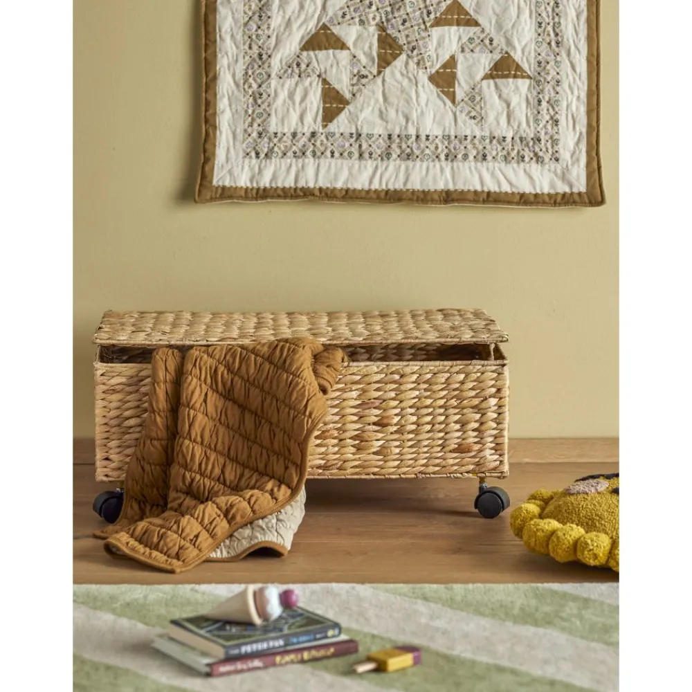 Bloomingville Kurv m/lokk, MINI, Nelas, Natur Outlet