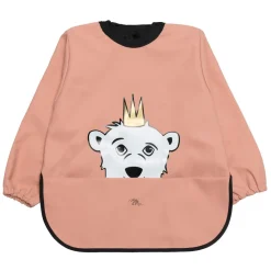 Milla & Max Langarmet Smekke, Milla&Max, Isbjørn Muted Clay Best