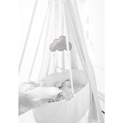 Leander , Klassisk Vugge Inkl. Madrass - Hvit Discount