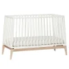 Leander , Luna Babyseng, 120x60 cm, Hvit/Eik Outlet